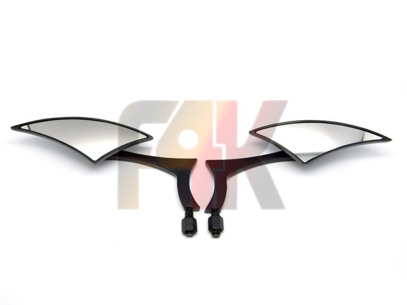 NEW BLACK SPEAR BLADE REARVIEW MIRRORS FOR HARLEY SOFTAIL SPORSTER XL DYNA GLIDE, US $19.95, image 2