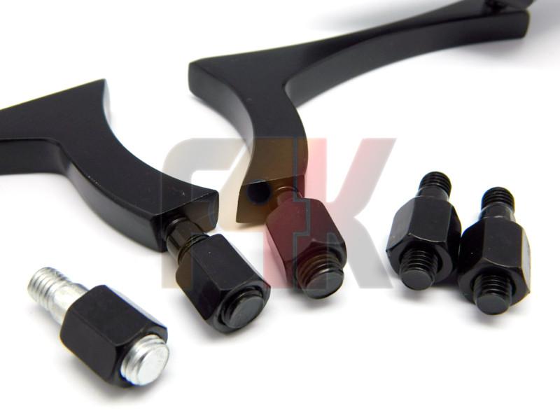 NEW BLACK SPEAR BLADE REARVIEW MIRRORS FOR HARLEY SOFTAIL SPORSTER XL DYNA GLIDE, US $19.95, image 6