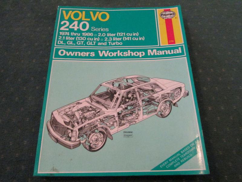 Volvo 240 series ( 74-86 ) owners workshop manual