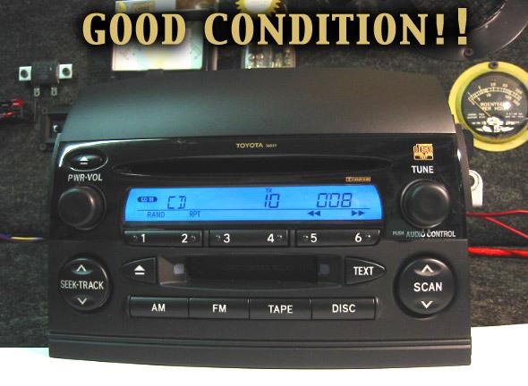 Toyota sienna cd disc tape radio 04 05 06 07 08 09 10 86120-ae010 86120-ae011 