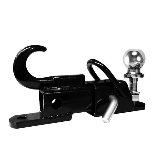 Purchase ATV Receiver Trailer Hitch 2" 3 Way Ball Tow Hook Utility UTV