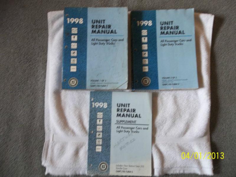 1998 service manual unit repair  passenger cars light duty trucks dealer set