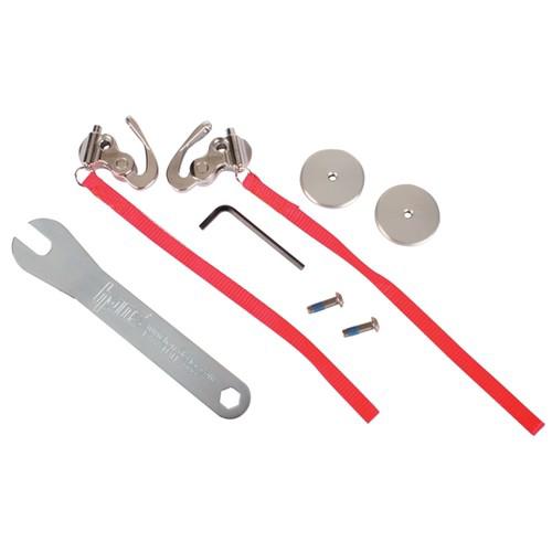 New hans device quick click anchors for sa helmets, pair, includes hardware