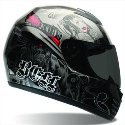 Bell arrow lost love full face motorcycle helmet x-small