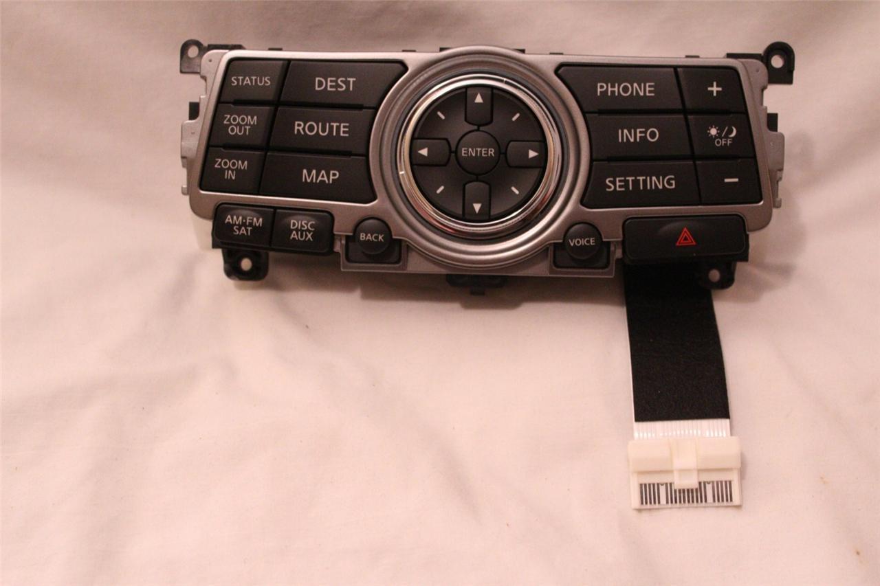 10-12 infiniti g25 g37 navagation control panel oem oe factory 28395-1uf1a
