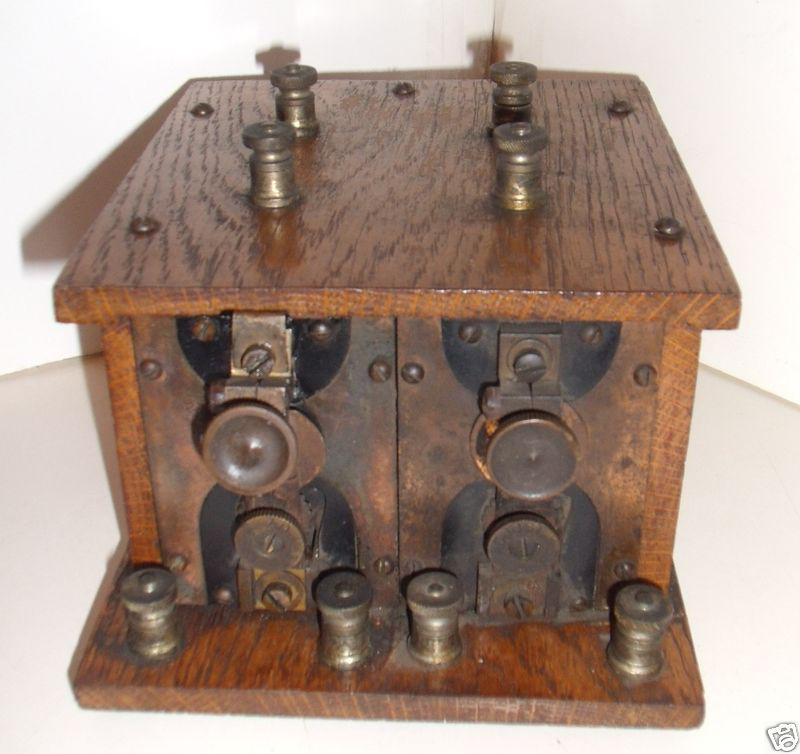 Vintage car/truck wooden box coil 