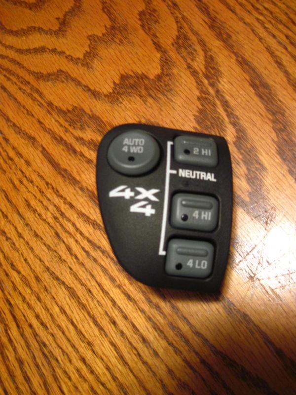 1999 gmc envoy transfer case dash switch 4x4 4 wheel drive stock part