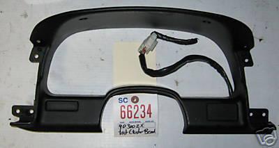 Nissan 90 300zx instrument cluster bezel trim panel 1990