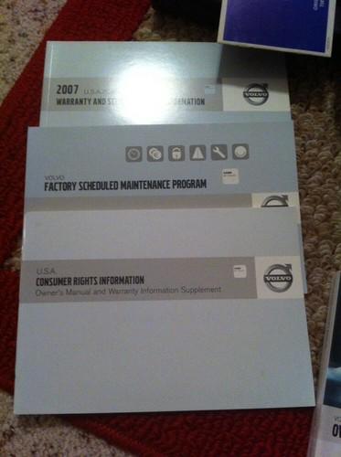 2007 VOLVO XC90 OWNERS MANUAL SET!!! MINT CONDITION!!, US $25.99, image 3
