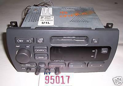 Cadillac 98-01 catera am/fm/cassette player/radio 1998 1999 2000 2001
