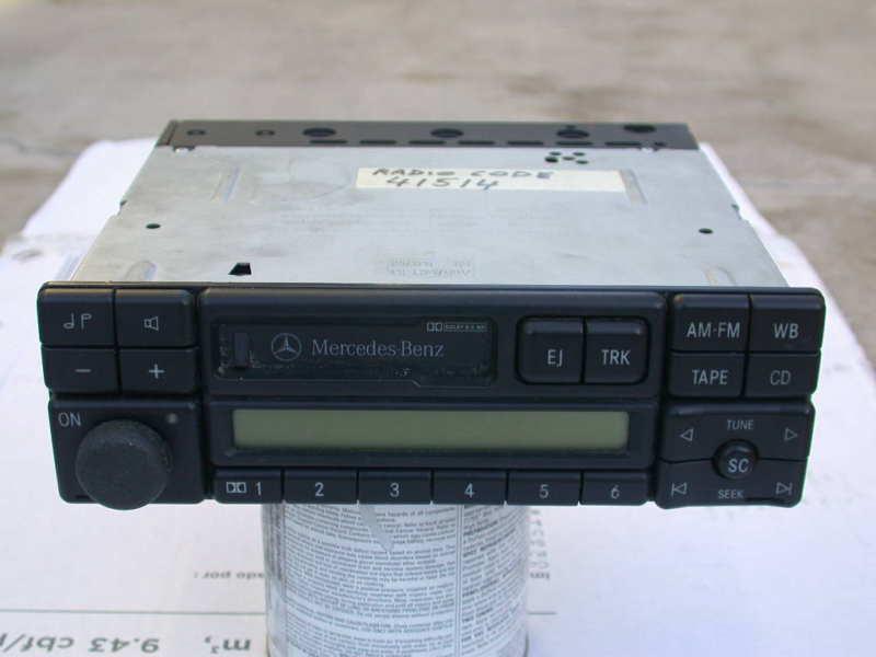 Mercedes becker be1692 radio with cassette
