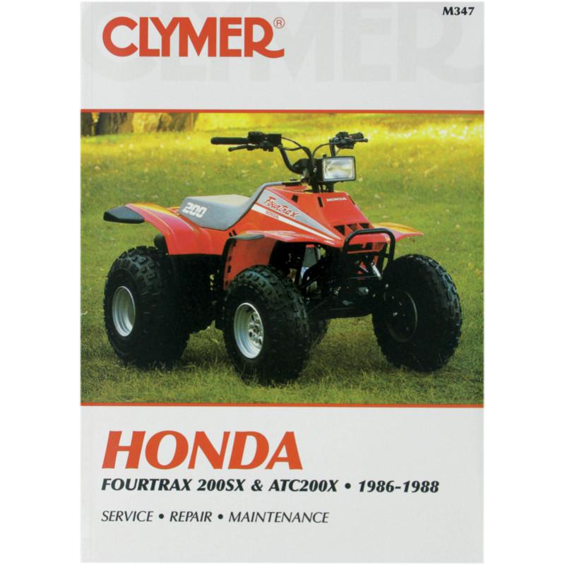 Clymer m347 repair service manual honda atc200x, trx200sx 1986-1988