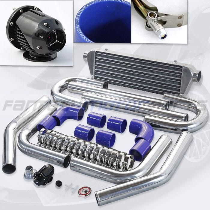 Purchase UNIVERSAL BLUE 2.5'' INTERCOOLER PIPING KIT + SSQV TURBO BLOW