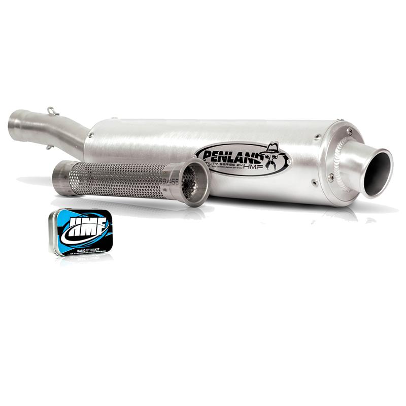 Hmf honda foreman 500 2006 - 2011 penland pro slip on exhaust muffler & jet kit