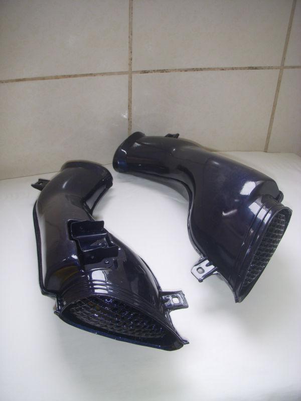 Suzuki gsxr 1000 2001 2002 01 02 ram air duct blue navy new paint aftermarket