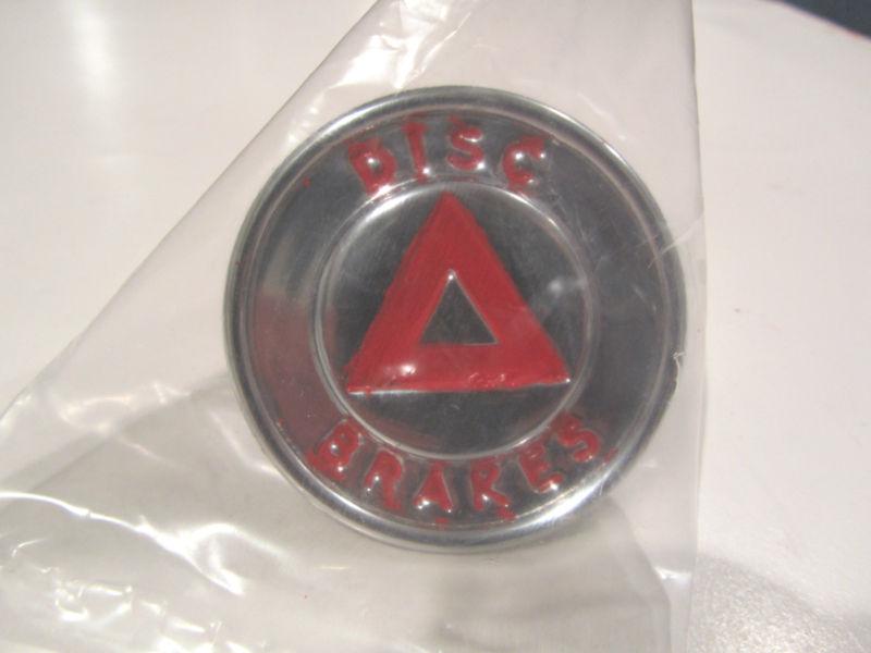 Jaguar mk2 mkii, mark2, mark ii reproduction "disc brake" badge for rear bumper