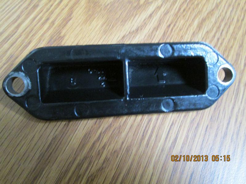 Mercury 92350 cover, transfer port, fits 25 hp