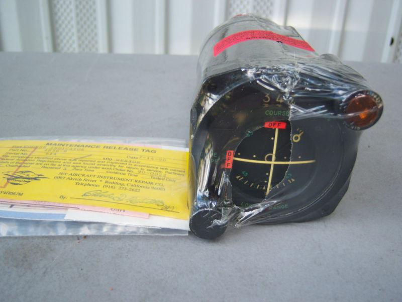 Airplane course indicator, pn:1856-9 manufactured by weston.