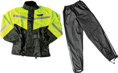 Fly 2-pc rain suit black/hi-viz yellow x 478-8015-4   5692