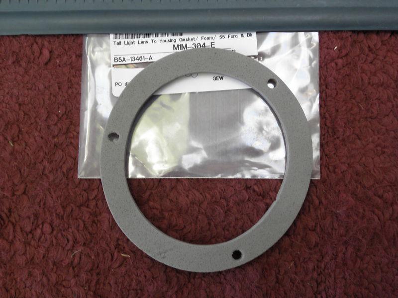 1955 t-bird tail light lens to housing gaskets - 1 pair 