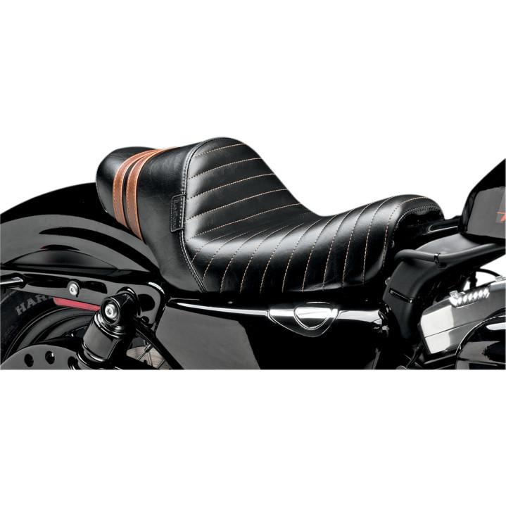 Le pera lk-416brn stubs spoiler solo seat 2010-2013 harley xl sportster