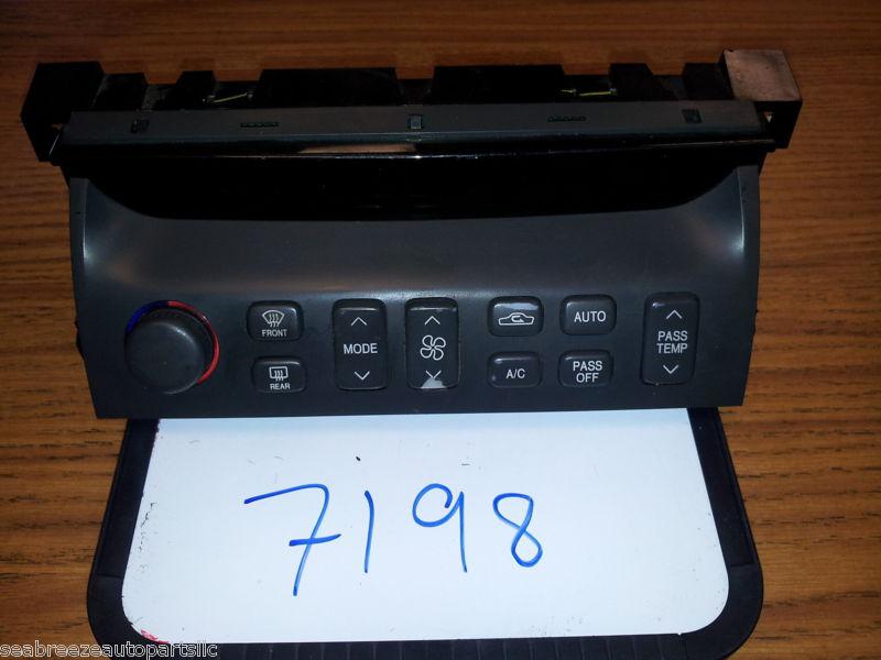 02-05 cadillac deville climate temperature control unit a/c heat 25757867