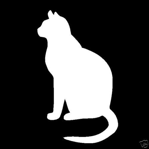 Purchase 2 PACK CAT SILHOUETTE TRUCK CAR DECAL WINDOW DECALS STICKER PETS ANIMAL DECALS in