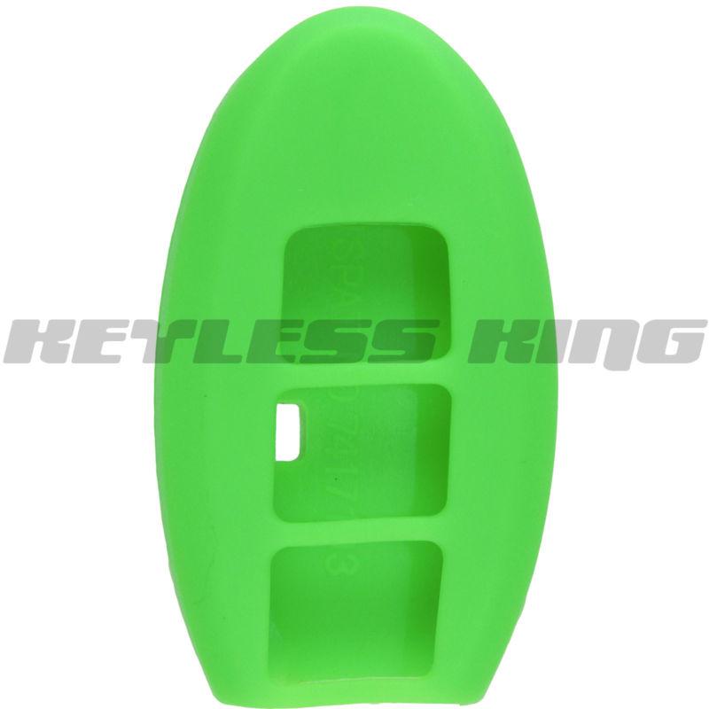 New green keyless remote smart key fob clicker case skin jacket cover protector