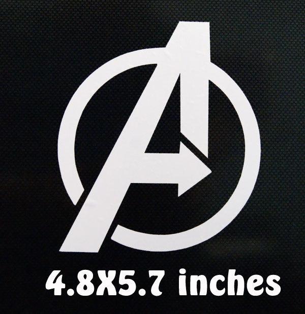Avengers logo car window decal sticker