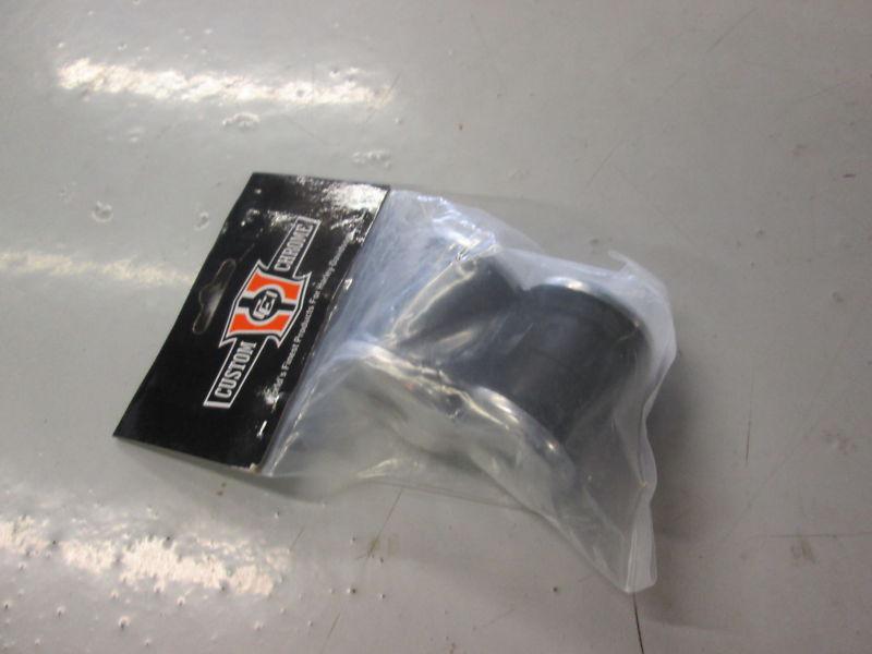 Chrome/black handlebar damper kit fits-harley-davidsons 1976-up