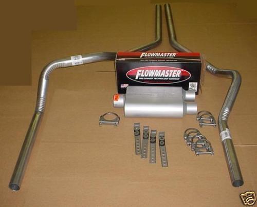 Dodge ram 07-08 dual exhaust kit + flowmaster super 40