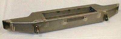 Jfb300-m.o.r.e. bare steel rock proof straight front bumper jeep wrangler 97-06