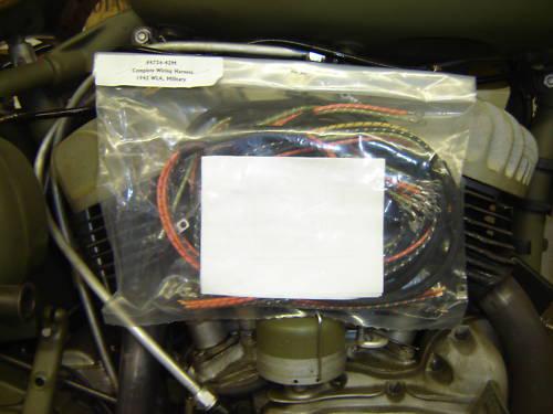 Harley Military WLA 45 Flathead 1942 Wiring Harness, US $110.00, image 2