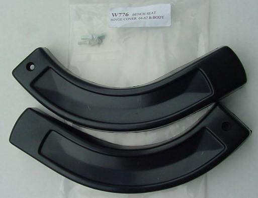 Bench hinge cover 64-67 b body and some c body black