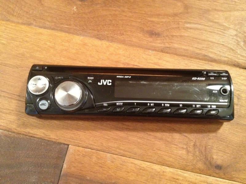 Purchase JVC KDR200 CD With MP3 Port (Faceplate Only) Free Shipping in