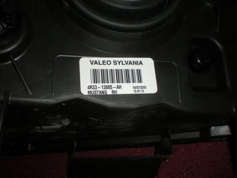 NEW ORIGINAL 2005 2006 FORD MUSTANG FACTORY HEADLIGHTS LEFT RIGHT PAIR NEW OEM, US $124.99, image 4