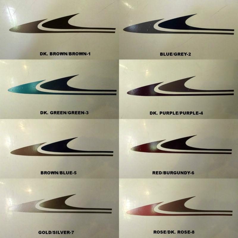 2 auto boat rv car  motor-home trailer decal 14 3/4 x 2 3/4