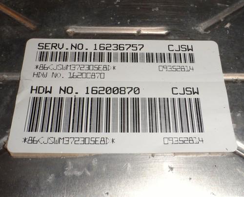 98 Grand Prix, Oldsmobile 3.4, Engine computer Module, ECU / PCM, 16236757, US $49.00, image 4