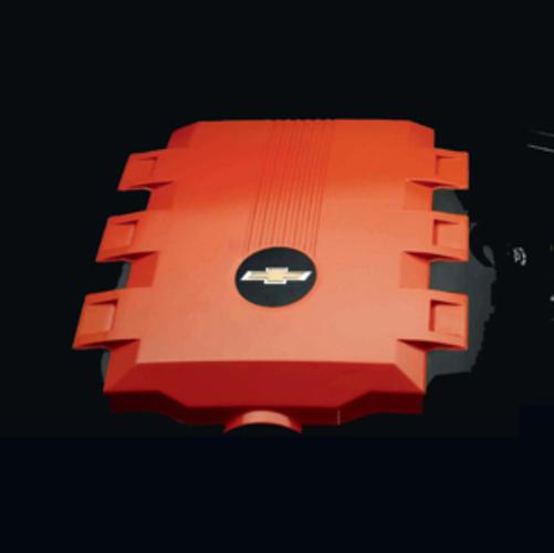 13-14 chevrolet camaro v6 inferno orange engine cover 92219192