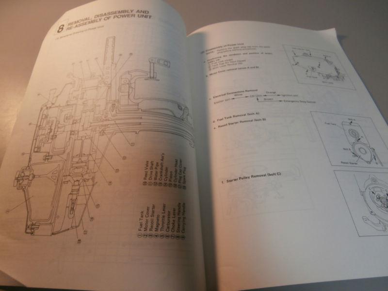 Nissan Marine NS3.5B NS 3.5B Outboard Motor Service Repair Manual M-464, US $50.00, image 3