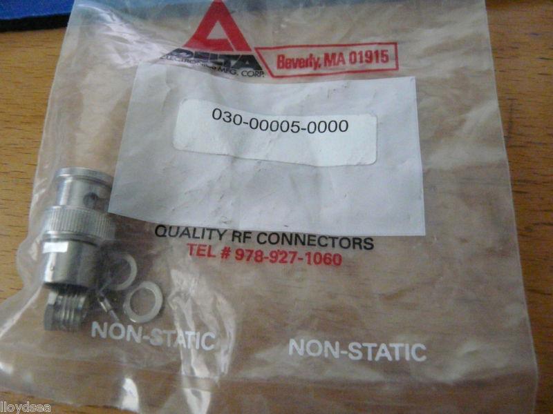 Bendix king avionics coax connector p/n 030-00005-0000 bnc rg