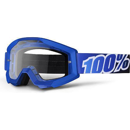 New 100% strata motocross atv goggles blue lagoon 