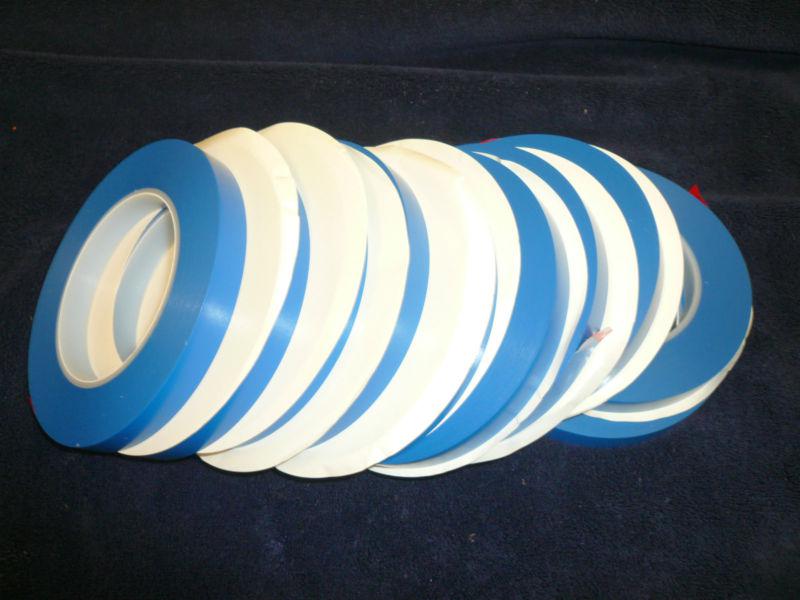 New - 20 rolls 1/2" blue fine line tape 