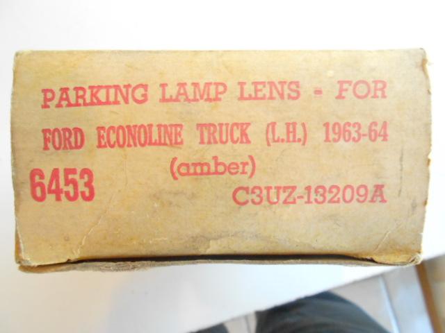 1963 - 64 Ford Econoline Truck Parking Lamp Lens NORS Left Hand Side, US $19.99, image 4