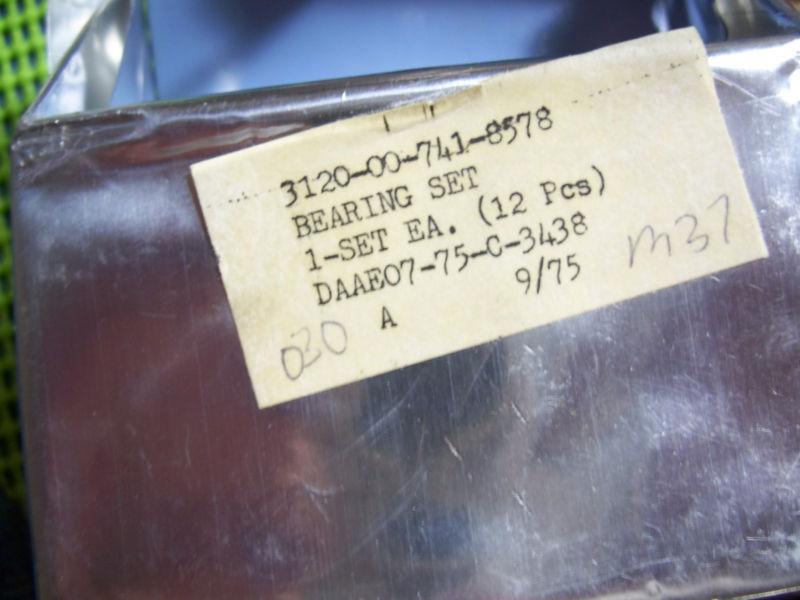 Nos .030 rod bearings for m37 & m43 dodge power wagon