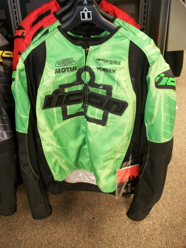 Icon overlord type 1 motorcycle riding jacket mens medium