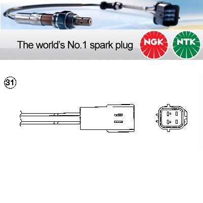 1x ngk ntk oxygen o2 lambda sensor  oza253-f6 oza253f6 (0122)