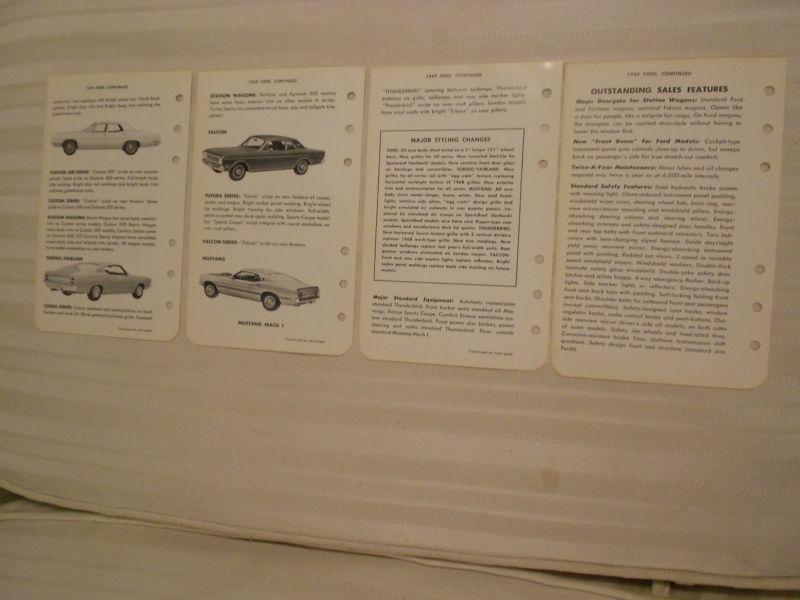 Vintage 1969 Ford Mustang/Thunderbird/Torino GT/LTD/ Falcon Dealer Literature , US $12.99, image 2
