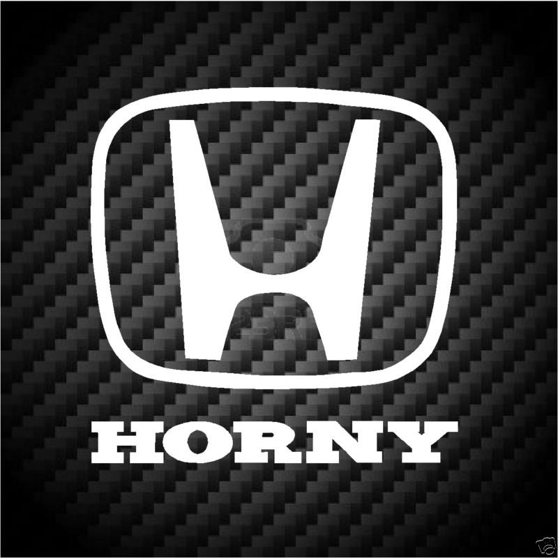 Horny honda vtec obey jdm race drift car illest funny decal sticker  