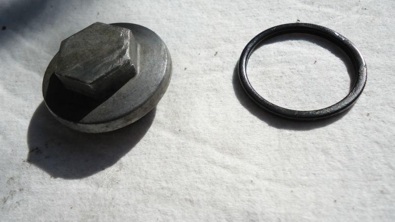  honda xr200 engine oil drain plug with spring & extra rubber seal